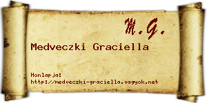 Medveczki Graciella névjegykártya